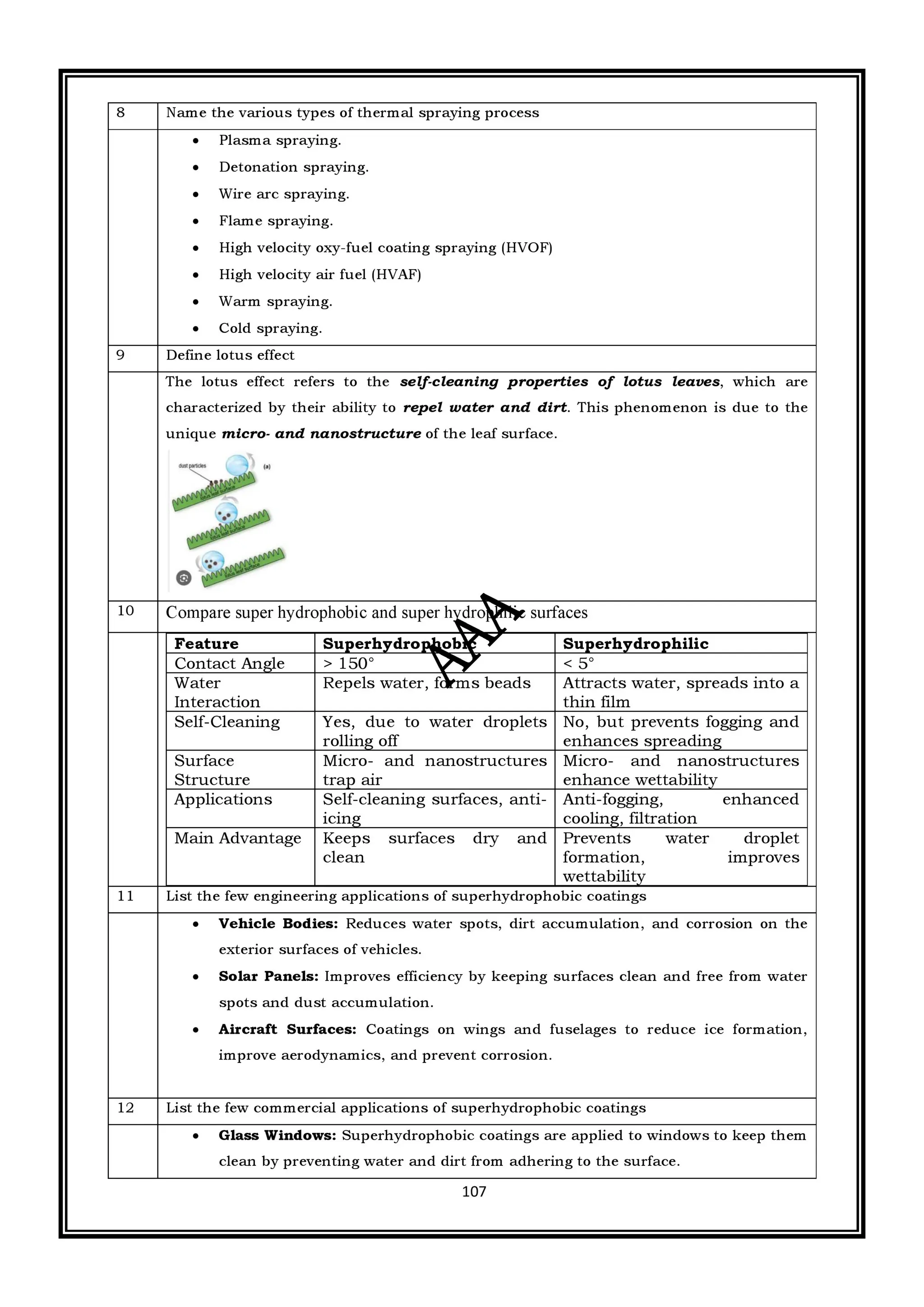 CME397 SURFACE ENGINEERING (ANNA UNIVERSITY REGULATION 2021) FULL NOTES