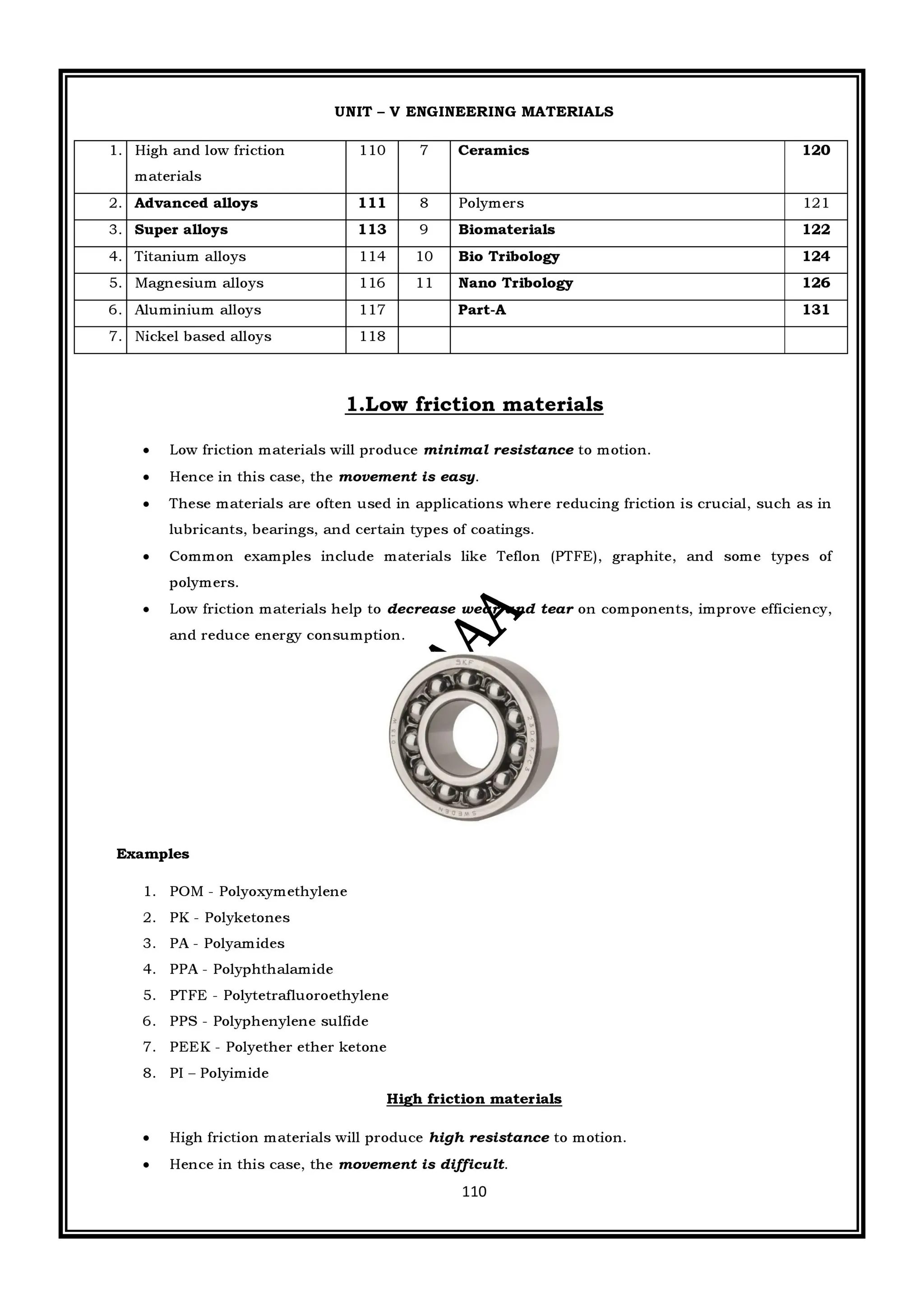CME397 SURFACE ENGINEERING (ANNA UNIVERSITY REGULATION 2021) FULL NOTES