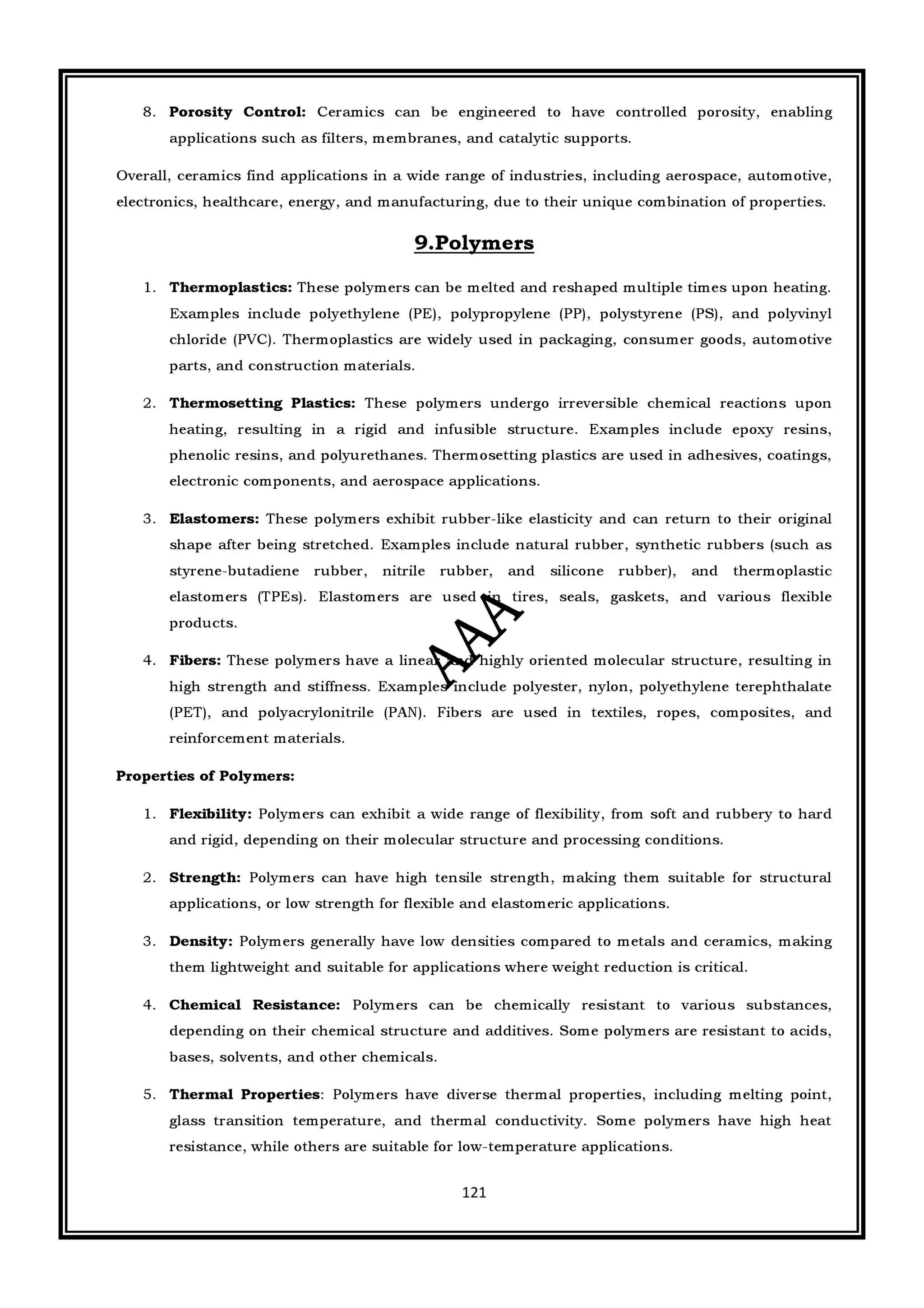 CME397 SURFACE ENGINEERING (ANNA UNIVERSITY REGULATION 2021) FULL NOTES