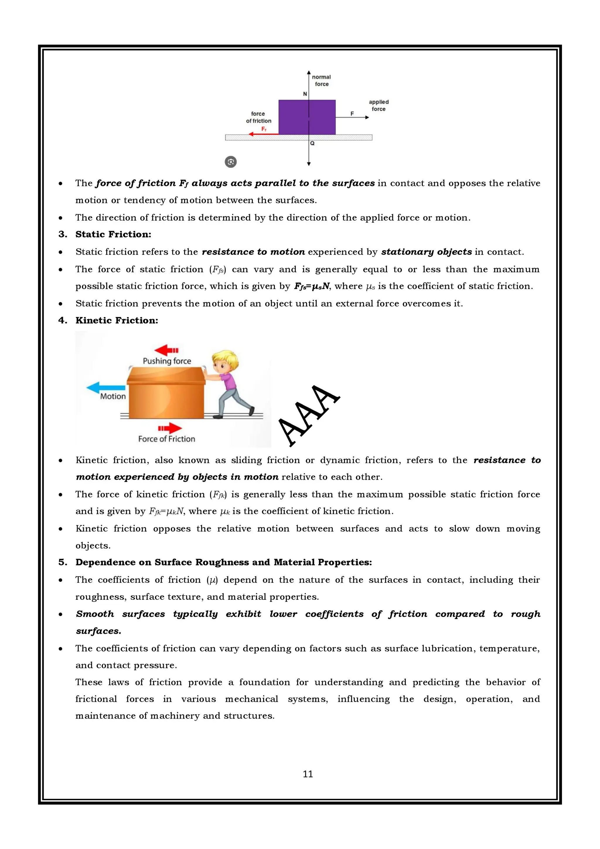 CME397 SURFACE ENGINEERING (ANNA UNIVERSITY REGULATION 2021) FULL NOTES