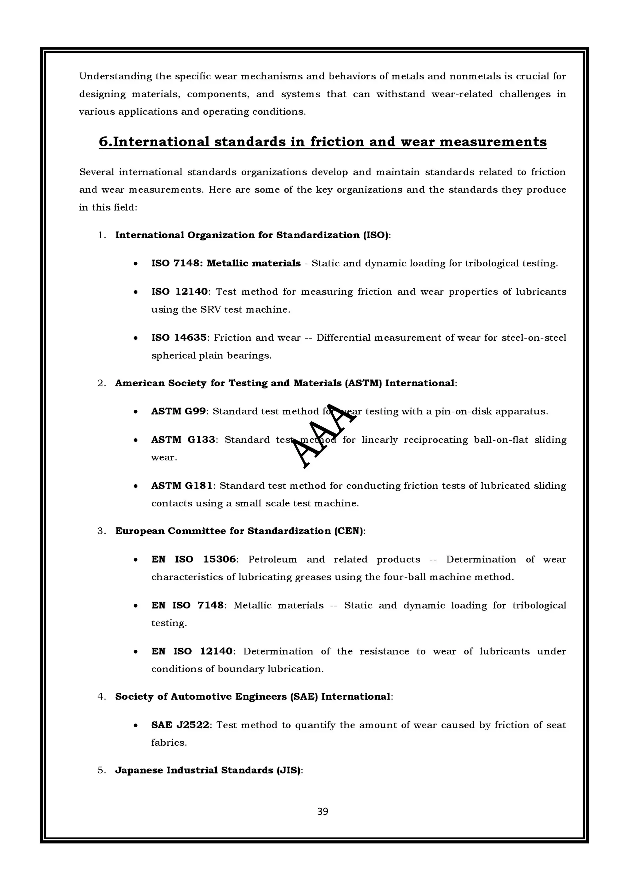 CME397 SURFACE ENGINEERING (ANNA UNIVERSITY REGULATION 2021) FULL NOTES