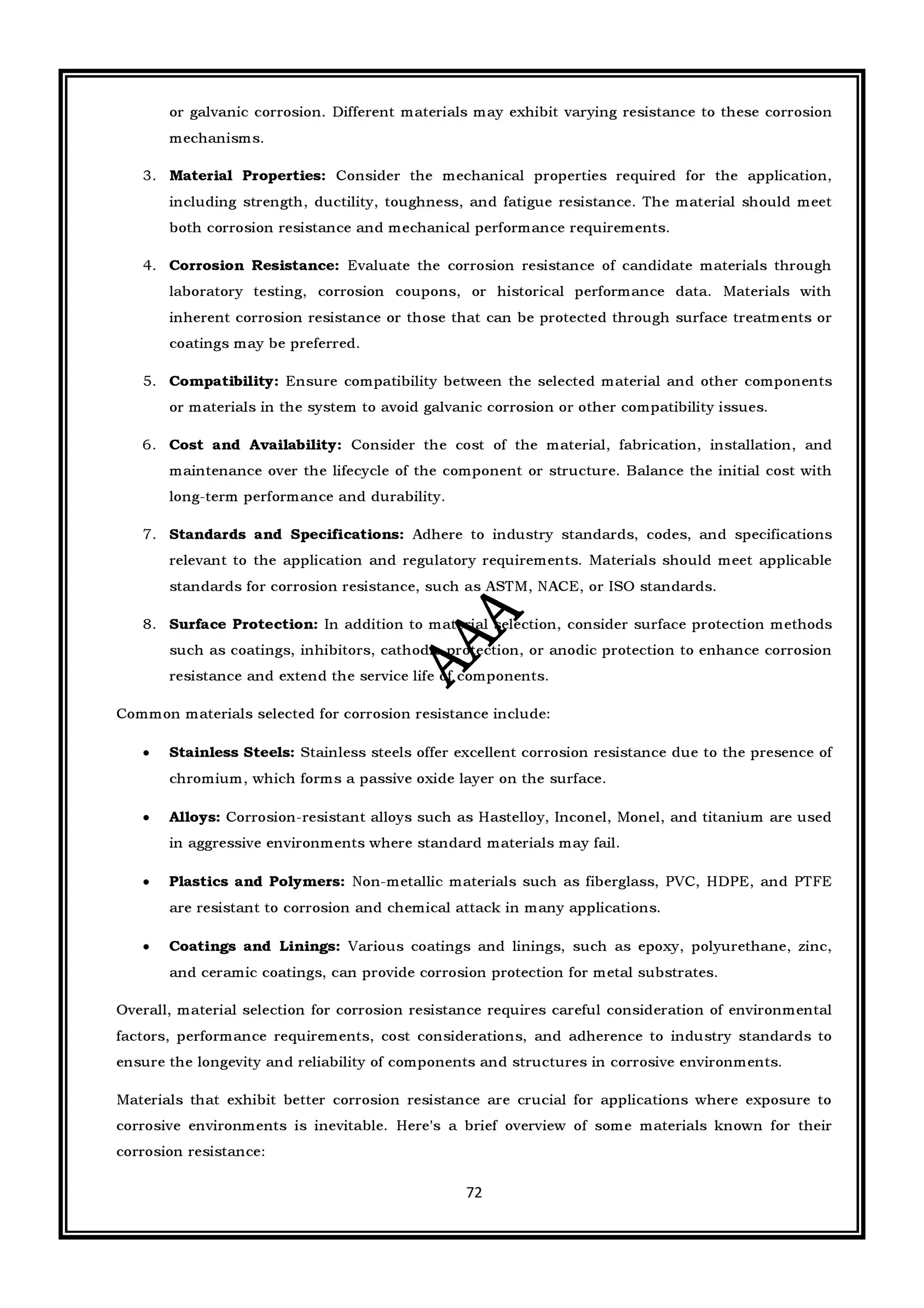 CME397 SURFACE ENGINEERING (ANNA UNIVERSITY REGULATION 2021) FULL NOTES