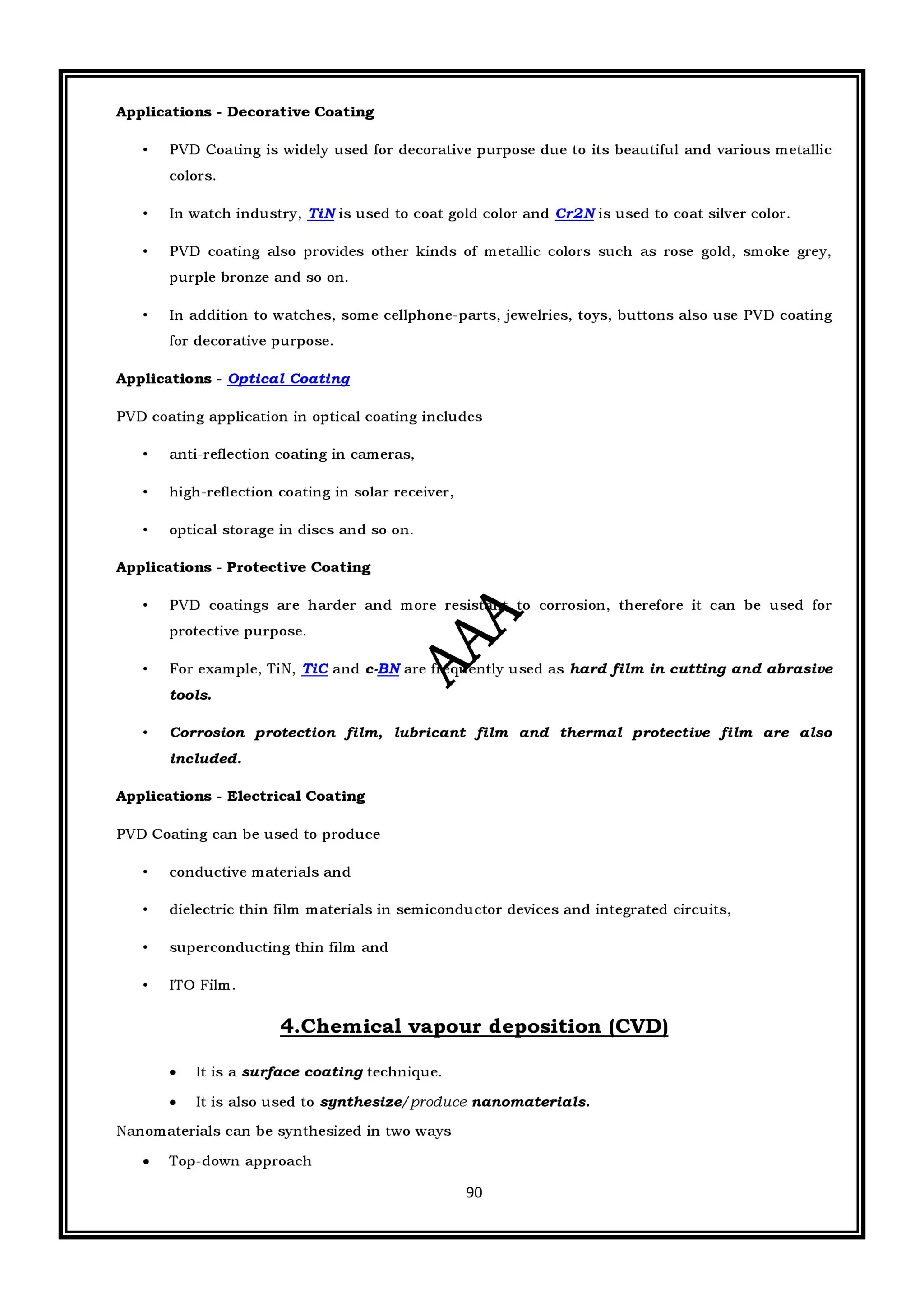 CME397 SURFACE ENGINEERING (ANNA UNIVERSITY REGULATION 2021) FULL NOTES