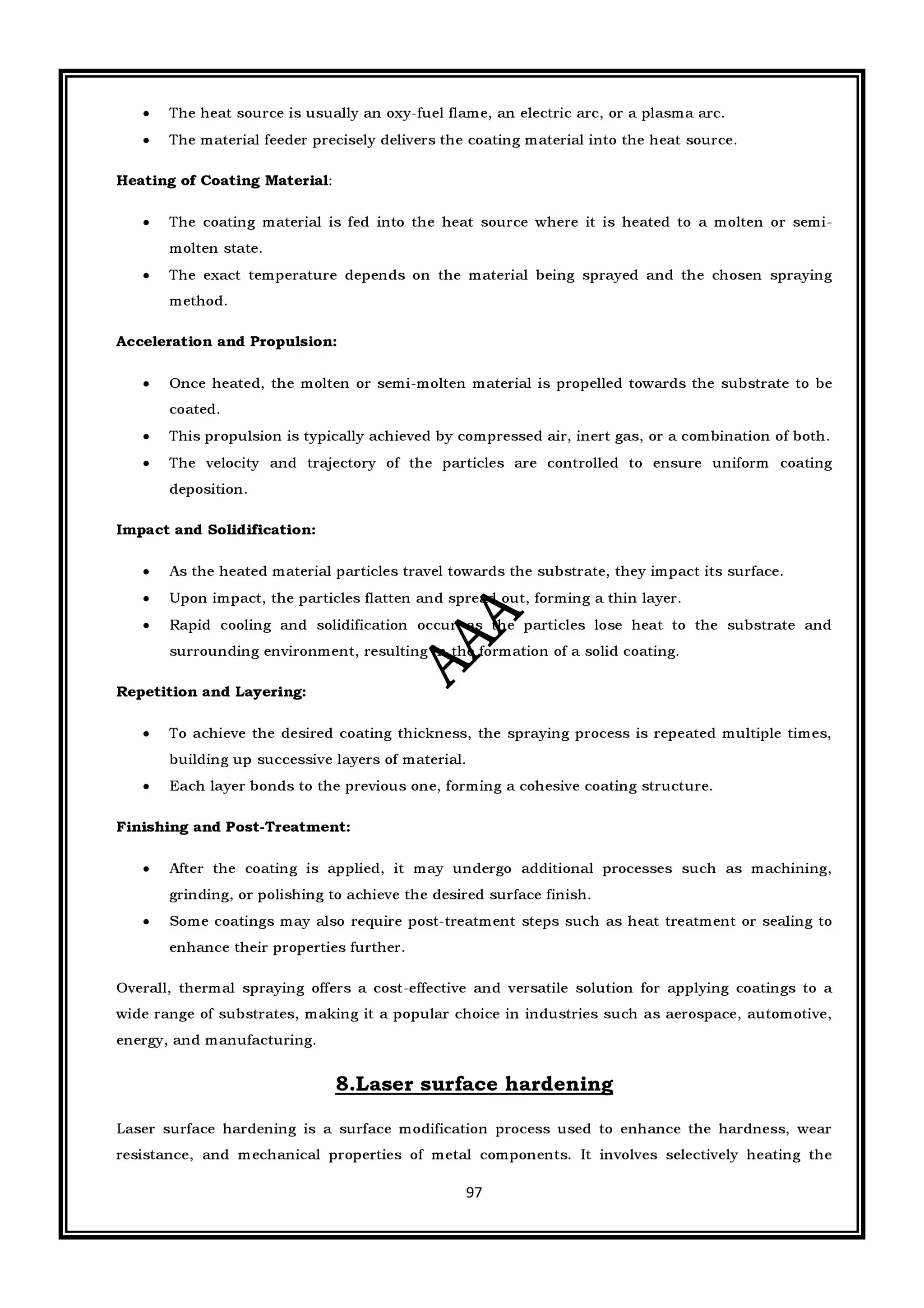 CME397 SURFACE ENGINEERING (ANNA UNIVERSITY REGULATION 2021) FULL NOTES