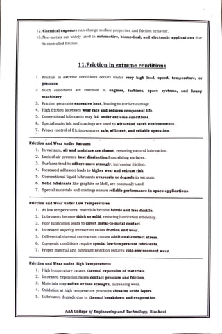 CME397 SURFACE ENGINEERING UNIT 1 FULL NOTES