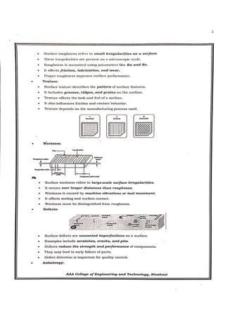 CME397 SURFACE ENGINEERING UNIT 1 FULL NOTES