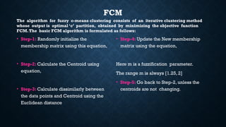 Fcm Function Cost Matrix Knowledge modelling by using clustering method Fuzzy C means | PPTX