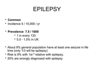 EPILEPSY management and latest trends .. | PPTX