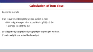 IRON DEFICIENCY ANEMIA OVERVIEW WITH FOCUS ON PARENTRAL IRON THERAPY ...