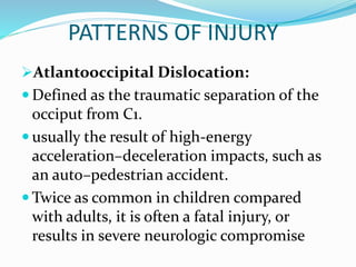 classification and managenement of paediatric craniocervical junction ...