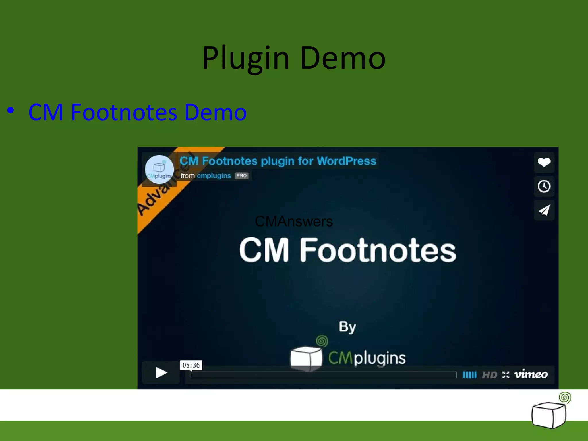 CM Footnotes | PPT