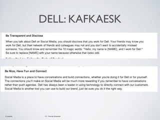 DELL: KAFKAESK

© exantis

D.I. Thomas Broessler

 