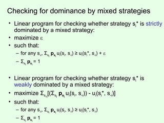 Game theory, normal form games in economics | PPT