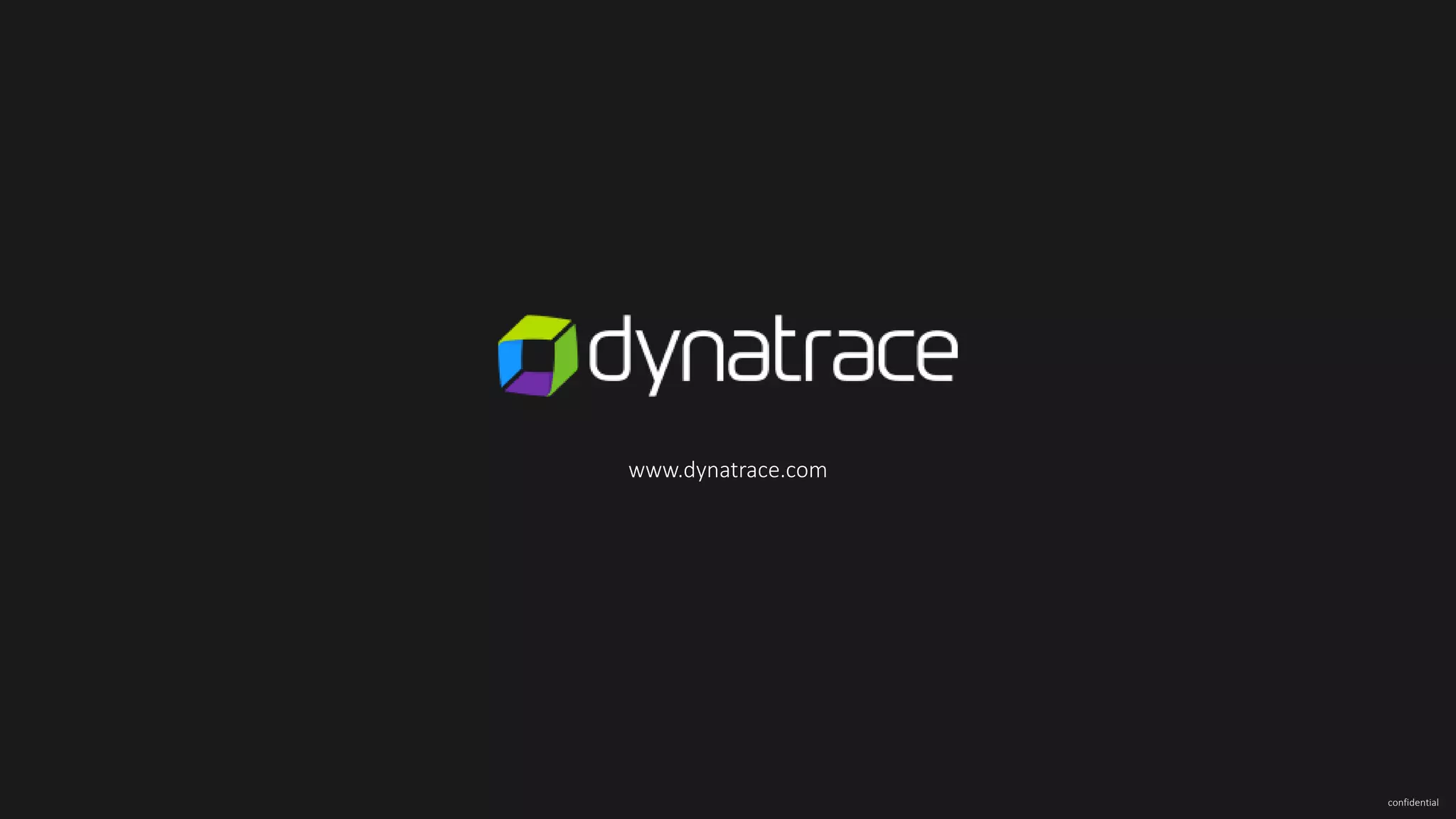 www.dynatrace.com
confidential
 