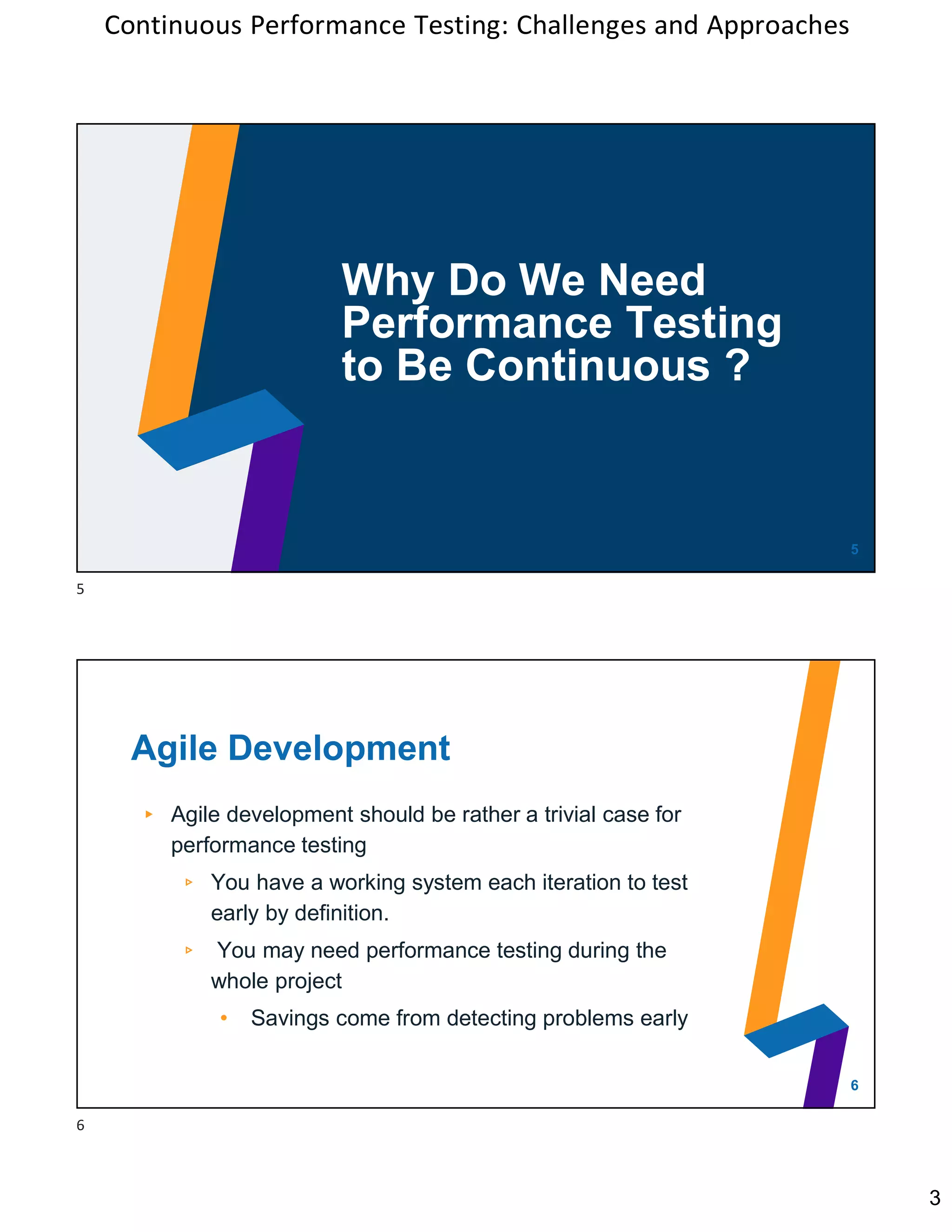 Continuous Performance Testing: Challenges and Approaches | PDF