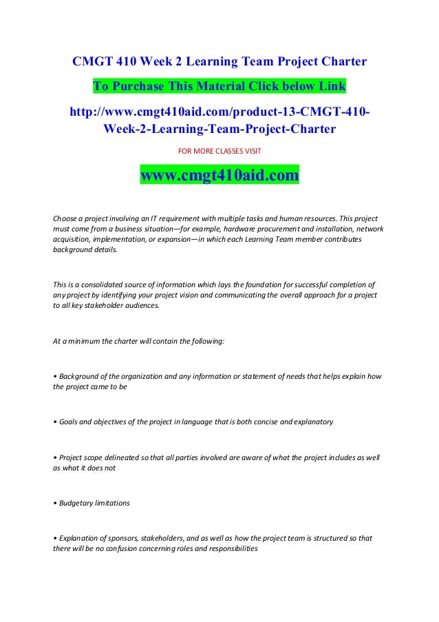 Cmgt 410 week 2 essay example 08 picture