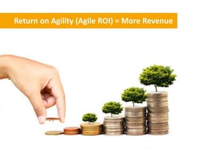 Return on Agility (Agile ROI) = More Revenue

 
