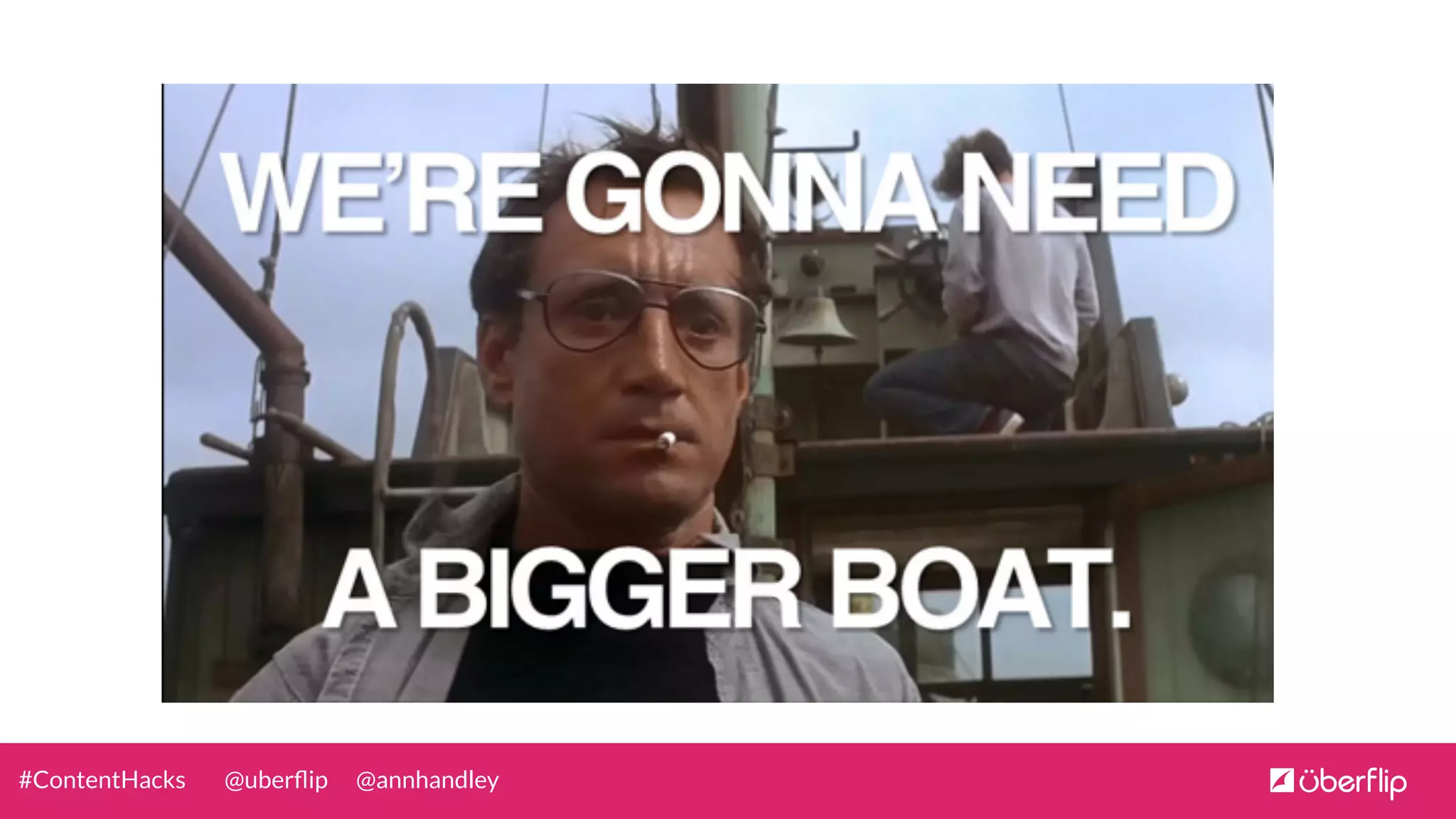 @uberﬂip @annhandley#ContentHacks
 