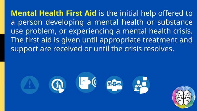 mental health first aid powerpoint presentation | PPTX | First Aid ...