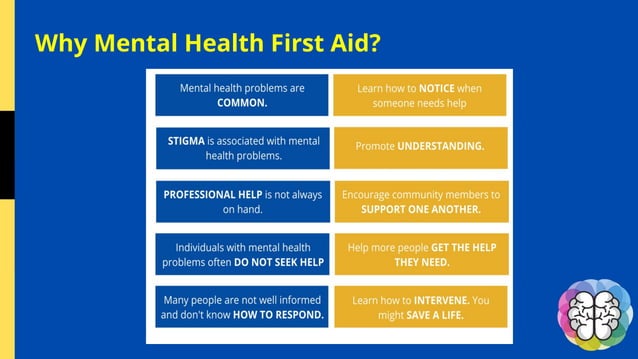 mental health first aid powerpoint presentation | PPTX | First Aid ...