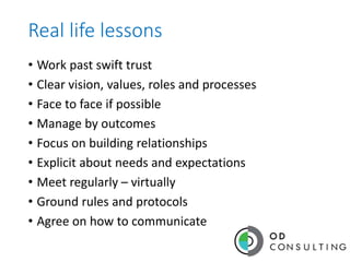 Building trust in virtual teams -Change Management Institute | PPT