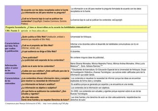 De acuerdo con los datos recopilados sobre la fuente
¿La información es útil para resolver su pregunta?
La información si ...