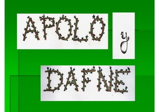 CóMic Apolo Y Dafne