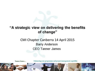 CMI Chapter Canberra 14 April 2015
 