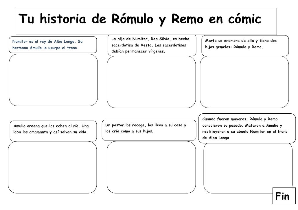 Arbol Genealogico De Romulo Y Remo Cómic de Rómulo y Remo