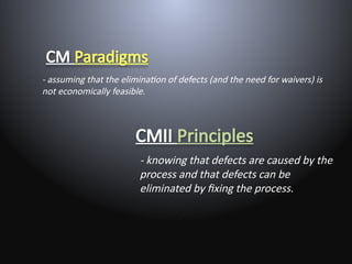 CMII 101 basics for engineering process efficiency. | PPTX