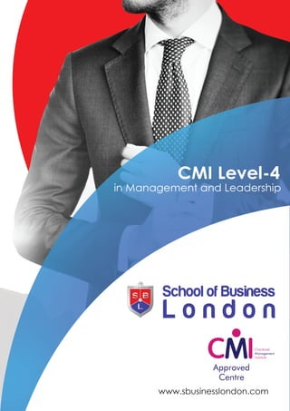 CMI level 4 in management and leadership