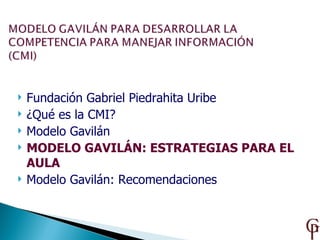 Cmi modelo gavilan