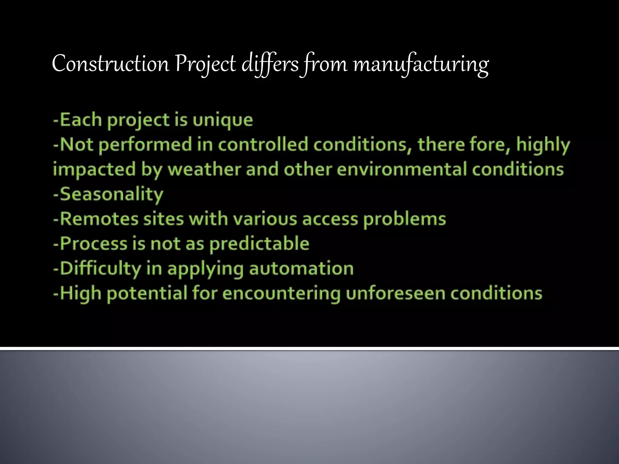 Construction Project Management ppt | PPTX