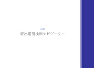 呼出階層検索ナビゲーター
3/8
 