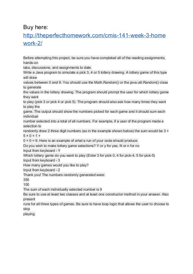 Is 141 homework picture