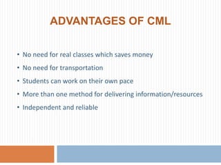 INFRUSTRACTURE It is the basic physical and organizational structure required for the operation of a classroom, such as network connection and electricity. It will be important if they used the blended learning system for delivering information to students.
