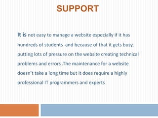 Why is it important? Student becomes more motivated because a quick response is expectedAsynchronous: It is a communication that takes place at different times, where immediate respond is not expected.-Examples: email, discussion boards, and blogs-Why it is important? student has more time to respond and reflect because the sender does not expect an immediate answer.