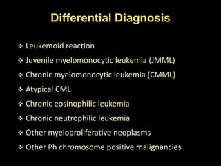 Cml Diff Slide Chronic myeloid leukemia genetics гбйт ягш | PPTX