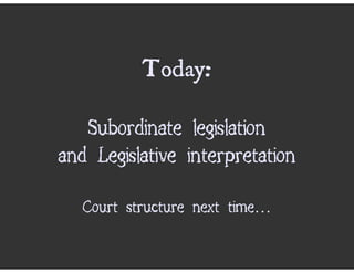 CML2117 Introduction To Law 2008, Lecture 9