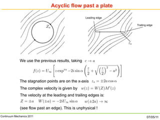 cm _ lecture7 complex potential.pdf Applied Aerodynamics | PDF
