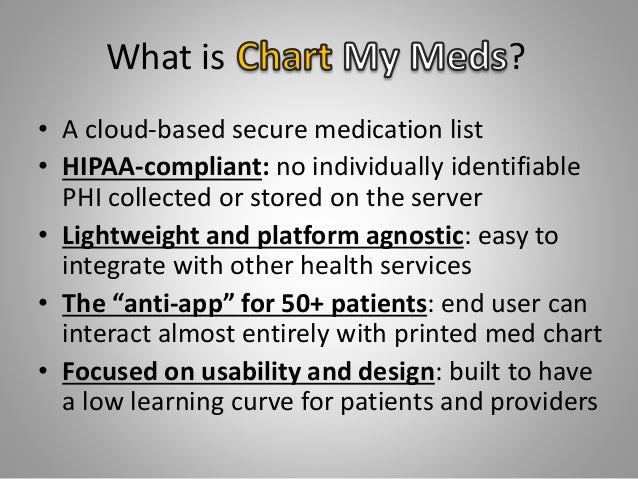 chart my meds my secure chart