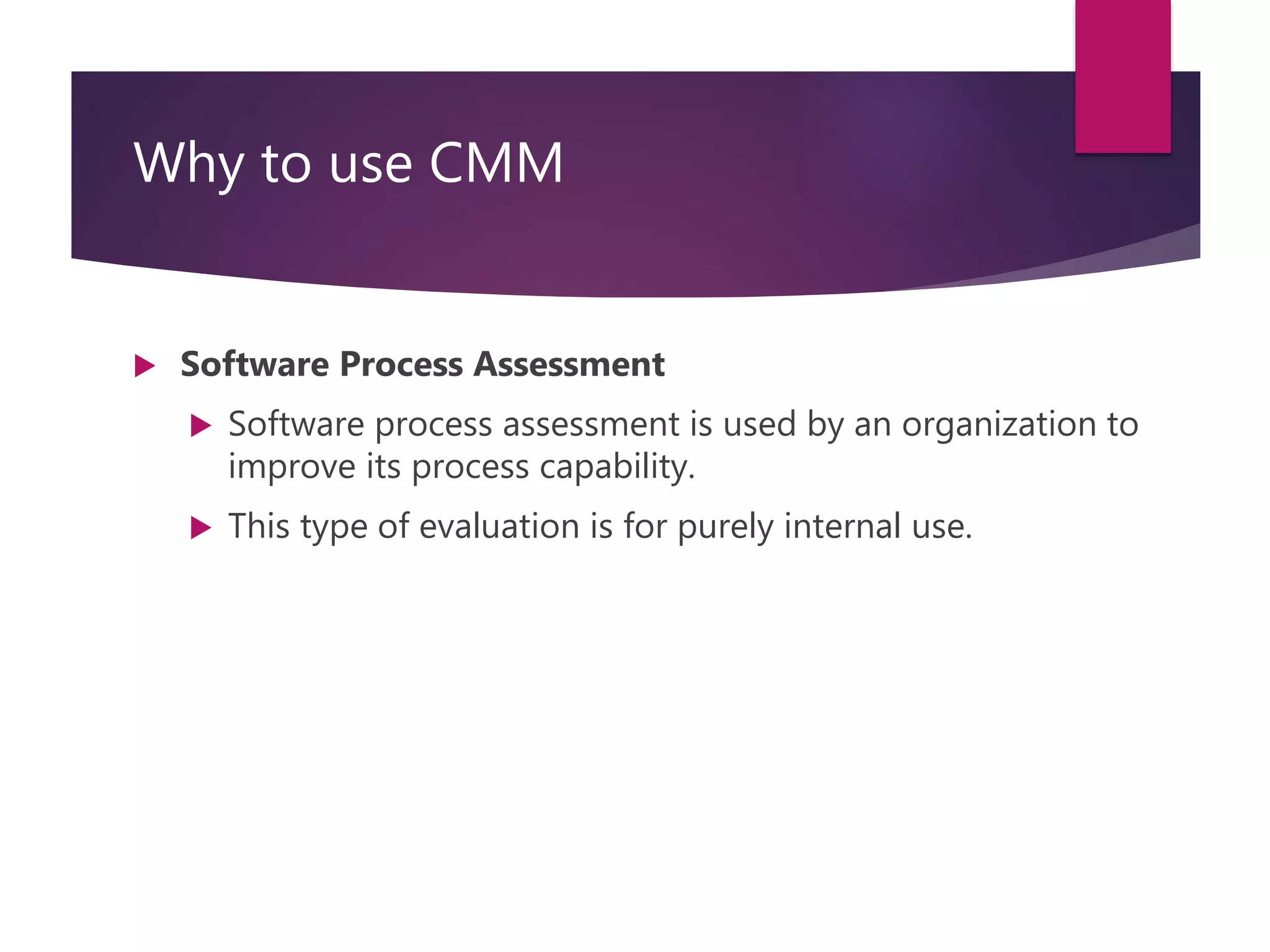 Capability Maturity Model (CMM) in Software Engineering | PPT