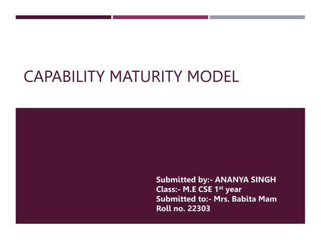 Capability Maturity Model (CMM).ppt