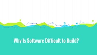 Why Is Software Difficult to Build?
 