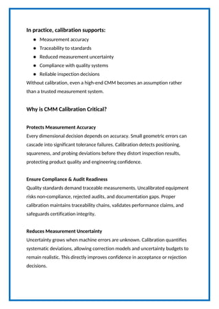 CMM Calibration Process Explained Techniques and Quality Control ...