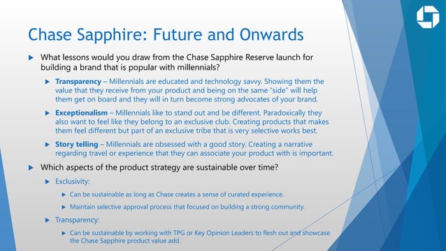 chase sapphire case study solution