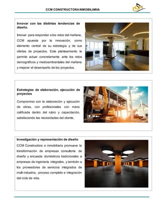 Cmm constructora inmobiliario | DOCX