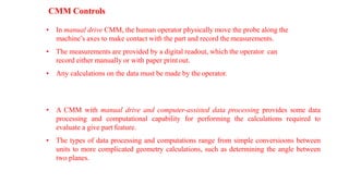 Coordinate Measuring Machine (CMM) | PDF