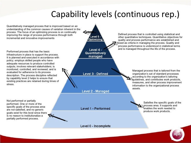 Capability Maturity Model Levels