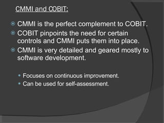 CMMi & IT Governance | PPT